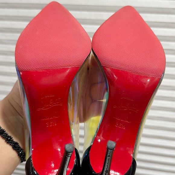 🌺 CHRISTIAN LOUBOUTIN🌺 Iridescent PVC Debout Size: 36.5 - Picture 16 of 16